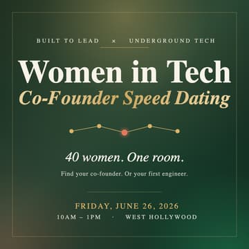 Cover Image for Women in Tech: Co-Founder Speed Dating