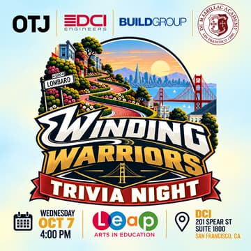 Cover Image for Build Group | OTJ Architects | DCI Engineers - LEAP Arts Fundraiser + Trivia Night