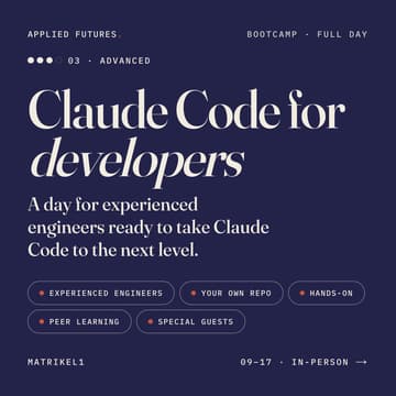 Cover Image for Bootcamp | Claude Code for Developers