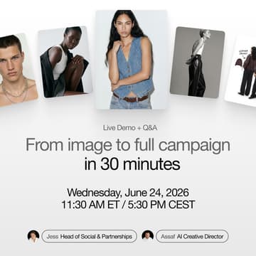 Cover Image for From image to full campaign in 30 minutes · Live demo + Q&A