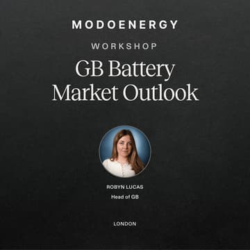 Cover Image for WORKSHOP: GB Battery Market Outlook