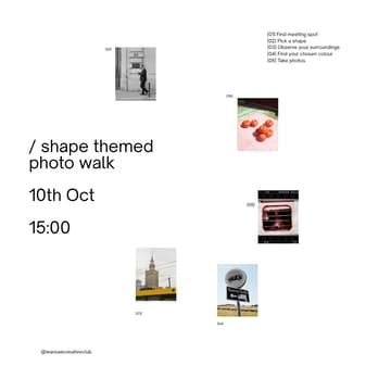 Cover Image for Warsaw Creative Club: Shape Themed Photo Walk