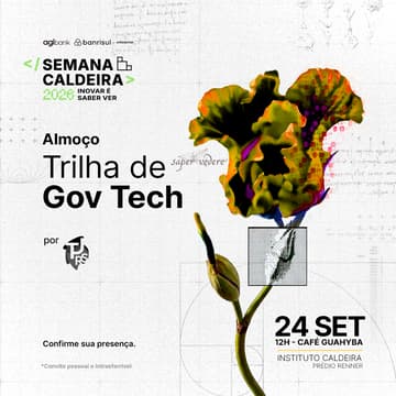 Cover Image for TJRS Apresenta: Almoço - Trilha de GOV TECH
