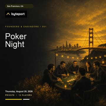 Cover Image for Byteport Poker Night: Founders & Engineers