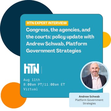 Cover Image for Congress, the agencies, and the courts: A healthcare policy landscape check-up with Andrew Schwab, CEO of Platform Government Strategies