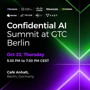 Cover Image for Confidential AI Summit at GTC Berlin