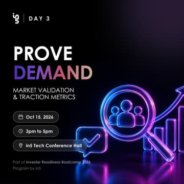 Cover Image for Prove Demand: Market Validation & Traction Metrics 📈