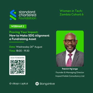 Cover Image for [Women in Tech Zambia]-Proving Your Impact:How to Make SDG Alignment a Fundraising Asset