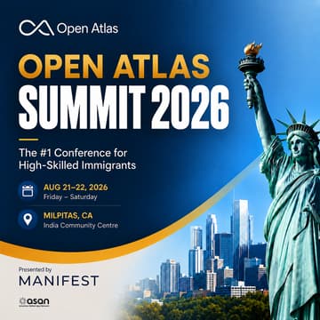 Cover Image for Open Atlas Summit 2026: The #1 Conference for High-Skilled Immigrants (Presented By Manifest)