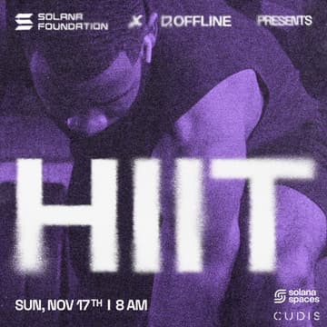 Cover Image for Solana Fitness Zone: HIIT Class | Breakpoint 2026