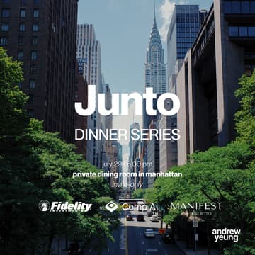 Cover Image for Junto Founder Dinner (Hosted by Andrew & Friends)