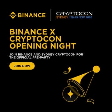 Cover Image for Binance X CryptoCon Official Opening Night Event 🍾