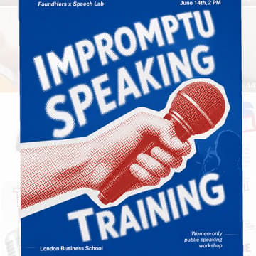 Cover Image for FoundHers x SpeechLab: Think Fast, Speak Clearly