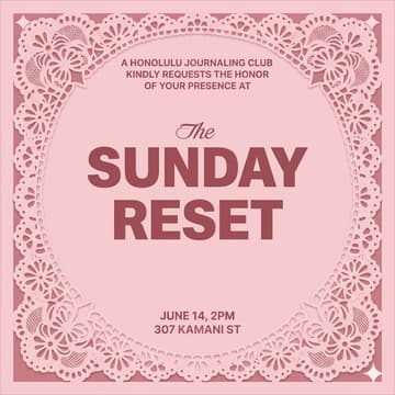 Cover Image for Sunday Reset with The Goods Journaling Club @ fishcake 🍥