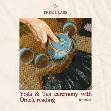 Cover Image for Yoga & Tea Ceremony With Oracle Reading