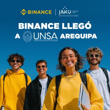 Cover Image for Binance University Tour - Jaku Emprende | Universidad Nacional San Agustín (UNSA)