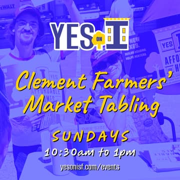 Cover Image for Yes On I @ Clement Farmers' Market