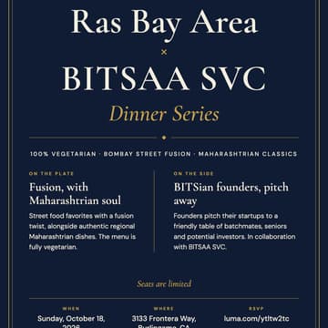 Cover Image for Ras Bay Area x BITSAA Pilot Dinner
