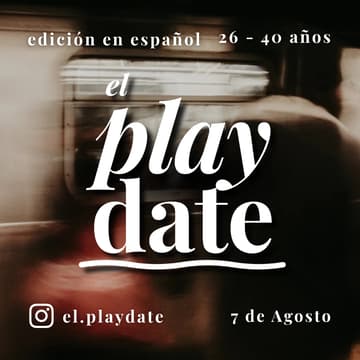 Cover Image for El play date | edición española | 26 - 40 años