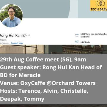 Cover Image for Sat Health & Bio Brews SG (networking)