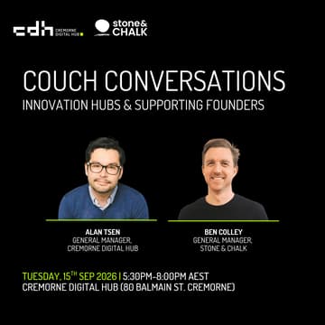Cover Image for Couch Conversations: Innovation Hubs & Supporting Founders