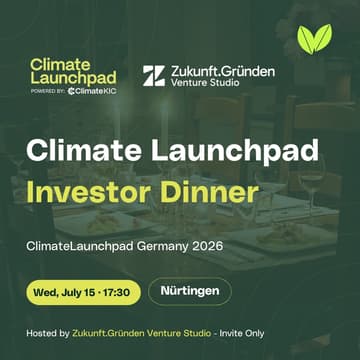 Cover Image for ClimateLaunchpad Investor Dinner