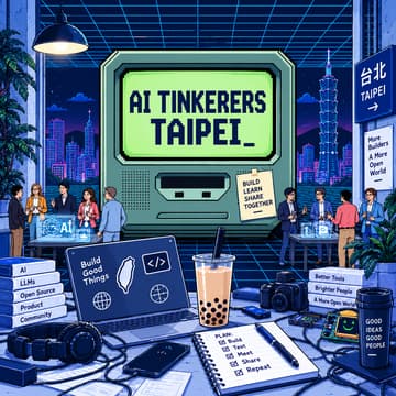 Cover Image for AI Tinkerers Taipei — Kickoff: Technical Show-and-Tell