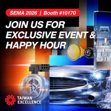 Cover Image for Taiwan Excellence SEMA Show 2026 | Opening Reception & Happy Hour
