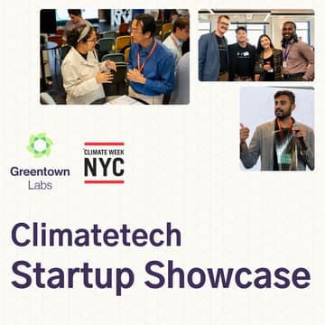 Cover Image for Climatetech Startup Showcase at Climate Week NYC