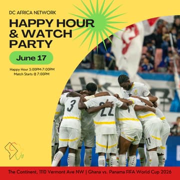 Cover Image for DC Africa Network: Happy Hour & Watch Party