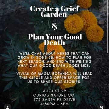 Cover Image for Free - Creating a Death Garden & Planning our good death