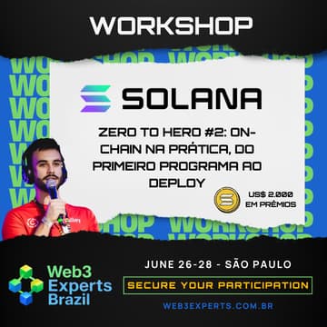 Cover Image for Solana Zero to Hero #2: On-chain na Prática, do Primeiro Programa ao Deploy