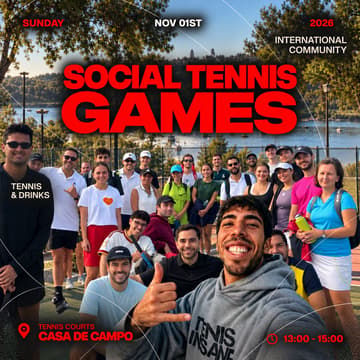 Cover Image for SOCIAL TENNIS GAMES SUNDAY
