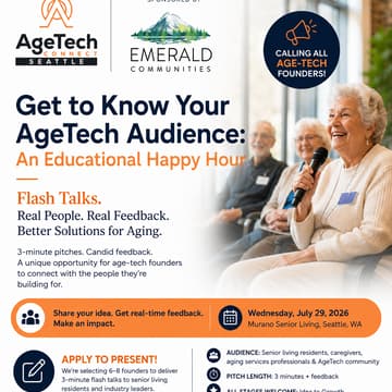 Cover Image for Get to Know Your AgeTech Audience: An Educational Happy Hour