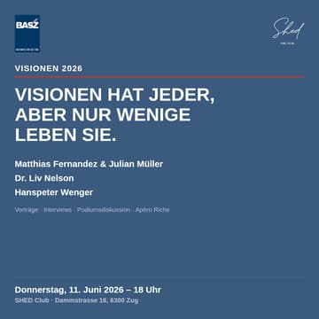 Cover Image for VISIONEN HAT JEDER, ABER NUR WENIGE LEBEN SIE.
