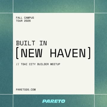 Cover Image for Pareto x Tsai City: Builder Meetup