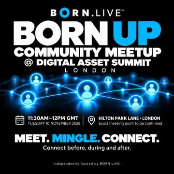 Cover Image for BORN UP — DAS London Community Networking Meetup