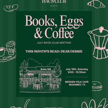 Cover Image for Books, Eggs & Coffee — July Book Club Meeting