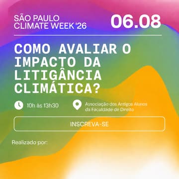 Cover Image for Como avaliar o impacto da litigância climática?