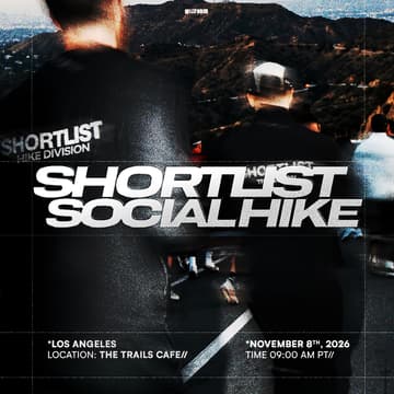 Cover Image for Los Angeles: Shortlist Social Hike (Tech, Marketing, Creators)