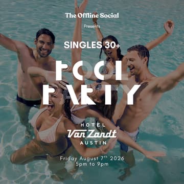 Cover Image for Singles 30+ Pool Party III