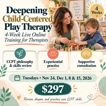 Cover Image for 4-Week Child Centered Play Therapy