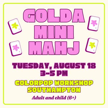 Cover Image for Mini Mahj in Southampton Aug. 18