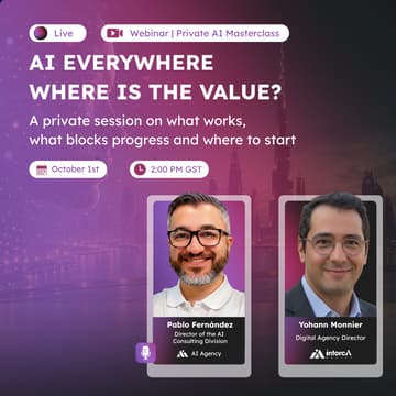 Cover Image for AI everywhere. Where is the value? | Private AI Masterclass
