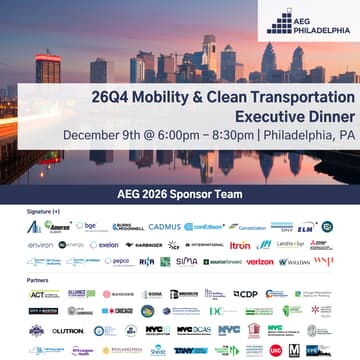 Cover Image for 26Q4 Philadelphia Executive Dinner: Mobility & Clean Transportation