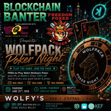 Cover Image for Web3 Poker Club x Freedom Foxes Presents: Wolfpack Poker Night