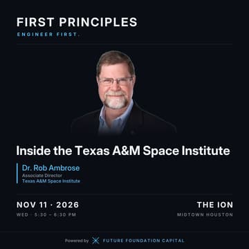 Cover Image for First Principles: Inside the Texas A&M Space Institute