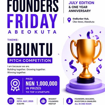 Cover Image for Founders Friday Abeokuta