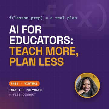 Cover Image for AI for Educators: Teach More, Plan Less