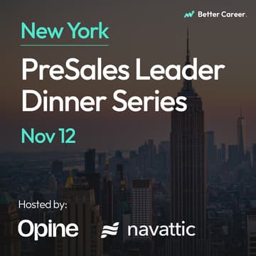 Cover Image for PreSales Leaders Dinner Series [NYC]